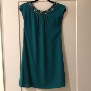 Green Embellished Dress/Tunic